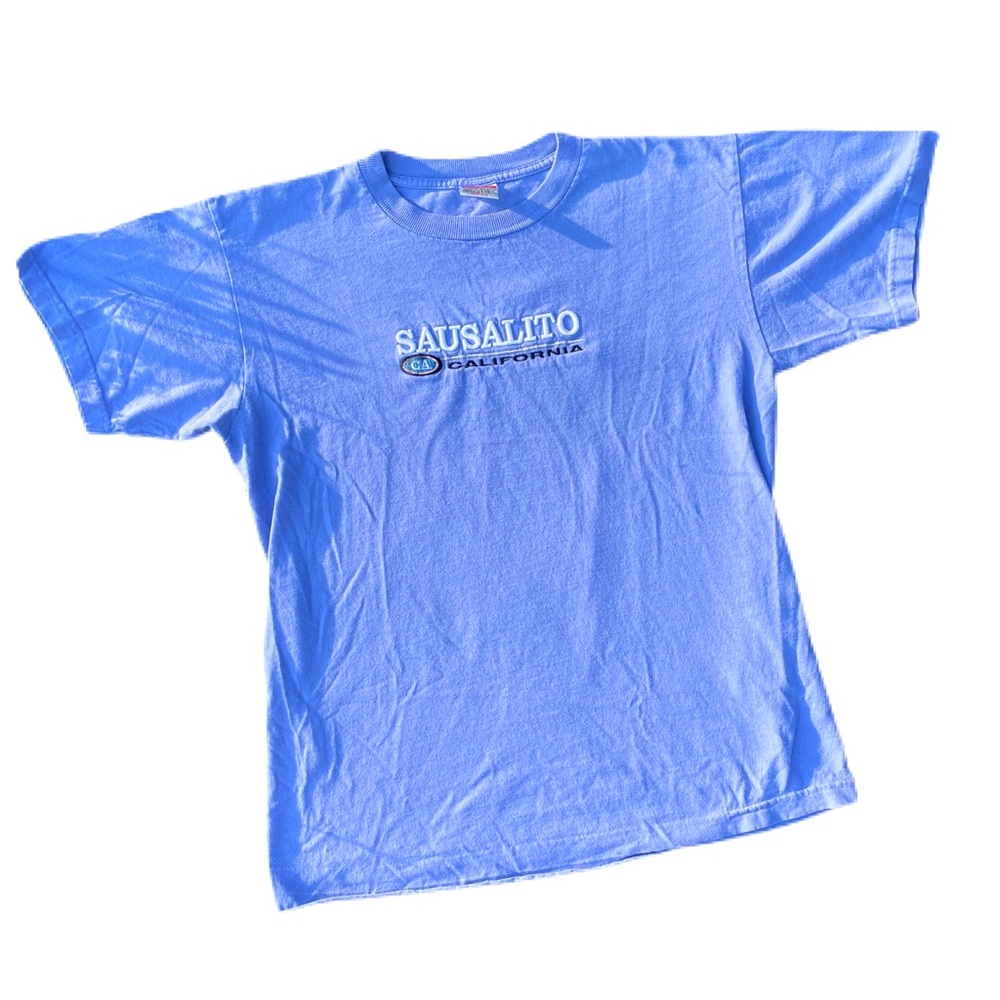 Vintage Embroidered Sausalito California Tshirt